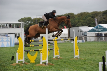 Angie Thompson takes the British Horse Feeds Speedi-Beet HOYS Grade C Qualifier at Pembrokeshire County Show